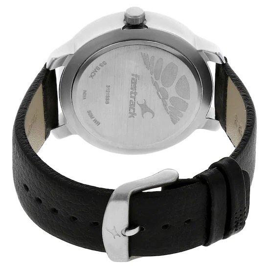 Fastrack Trendy Analog Black Dial Black Leather Strap Men’s Watch - Image 6