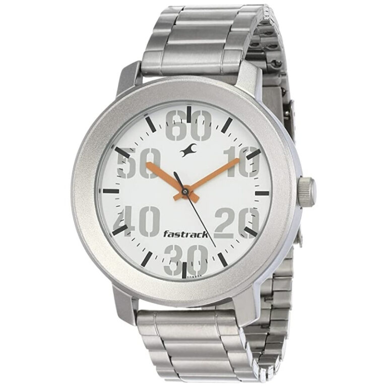 Fastrack Trendy White Dial Stainless Steel Strap Analog Men’s Watch - Image 2