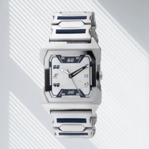 Party Analog Silver Dial Men’s Watch With Date Function